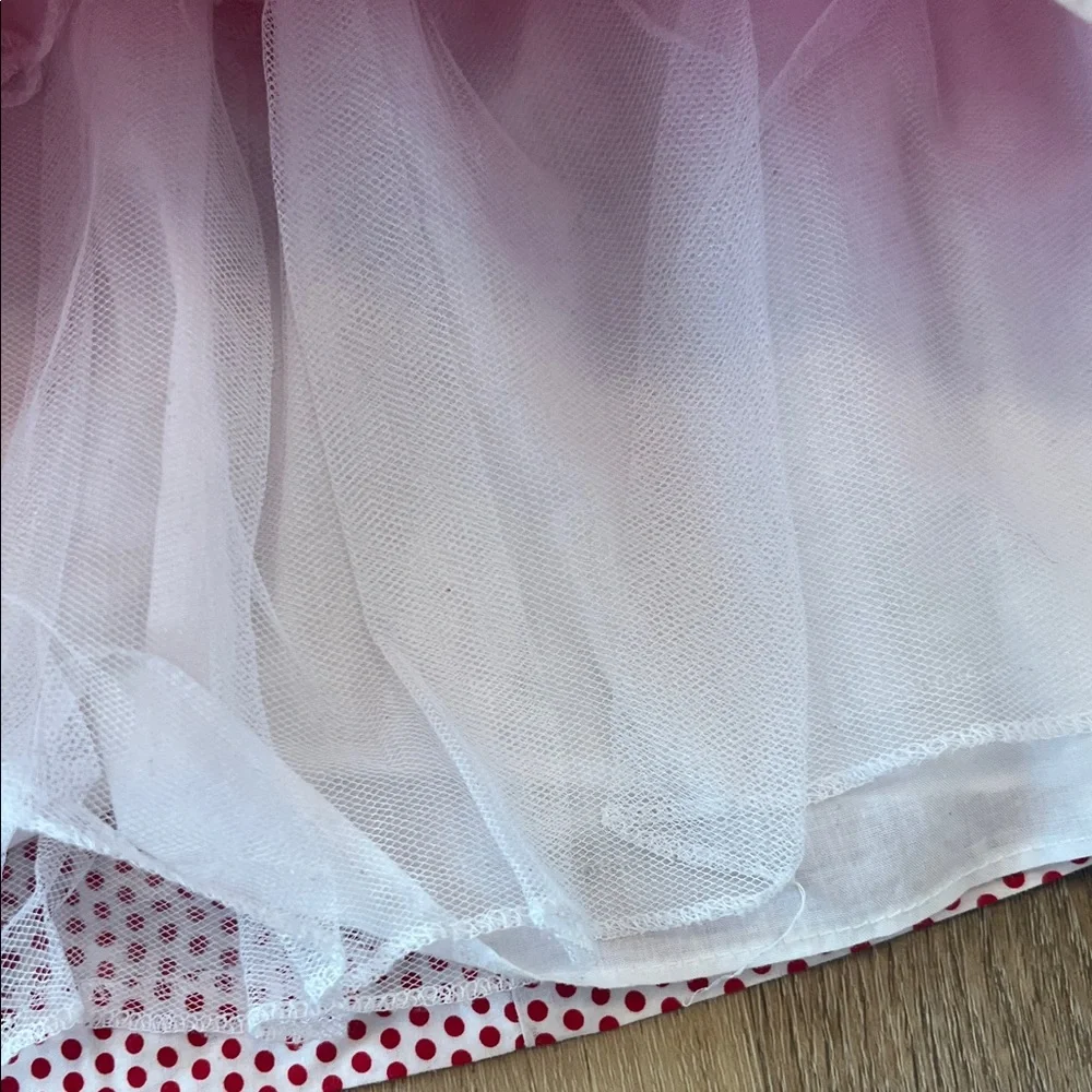 Vintage Charming Red and White Polka Dot Kids Dress 6